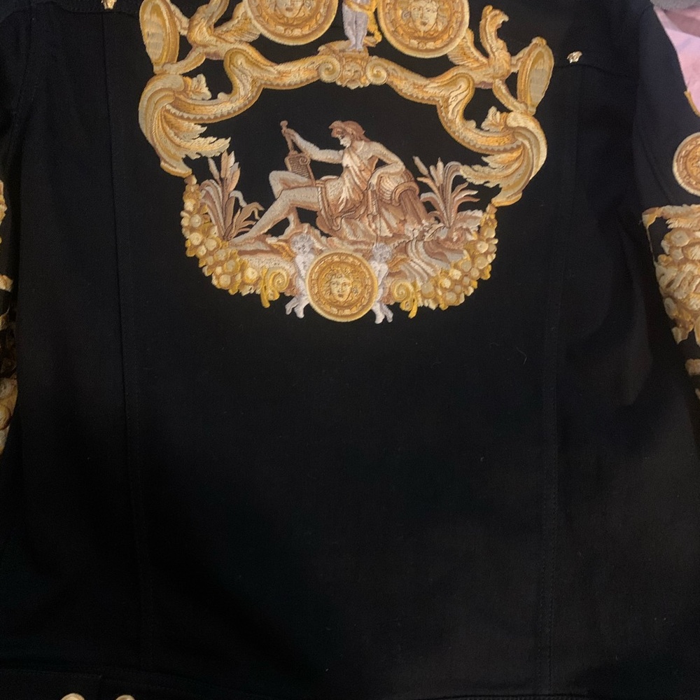 Versace Barocco Baroque denim jean jacket - Picture 6 of 16